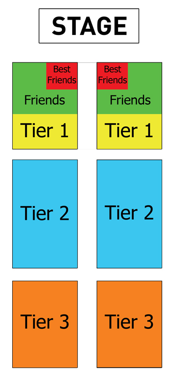 Springs Center Seating Chart