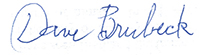 brubeck-signature