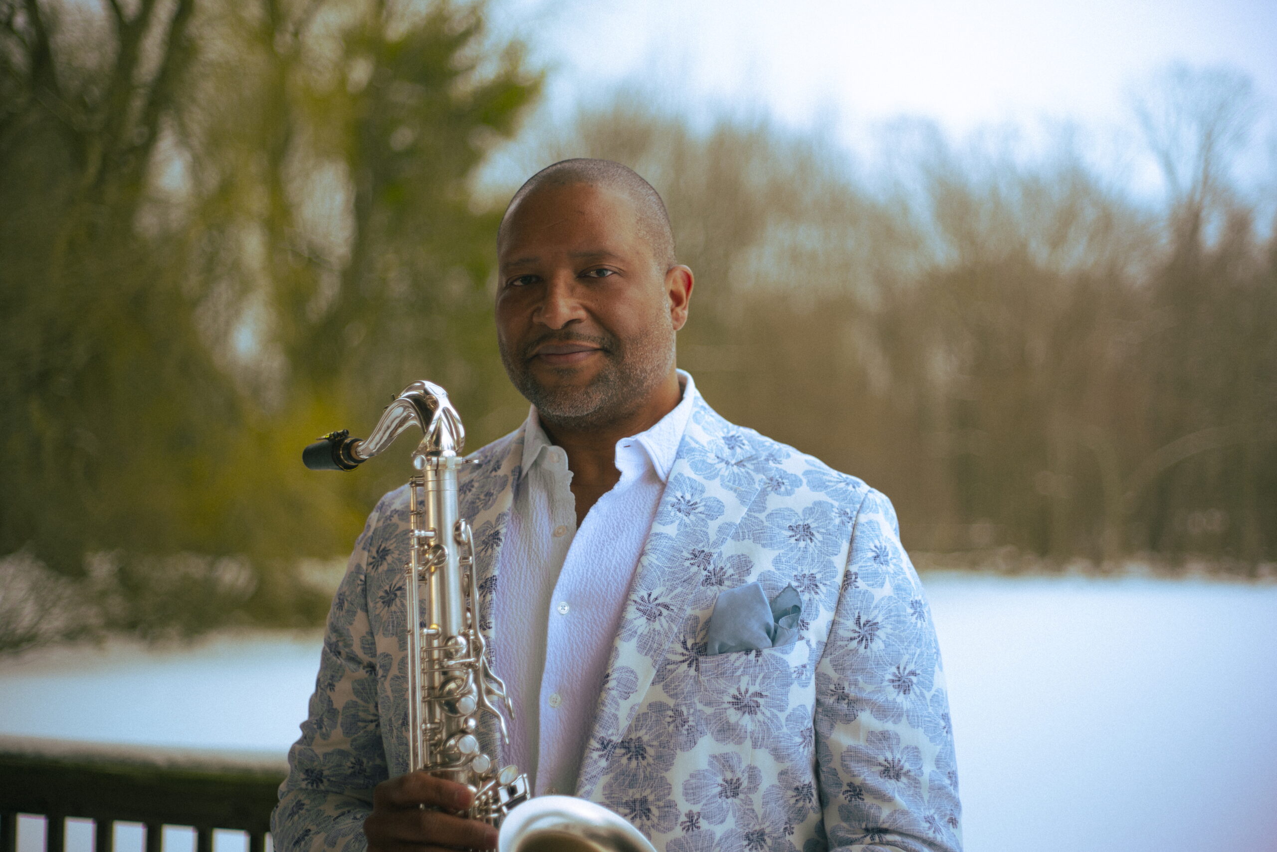 Jimmy Greene performing on stage
